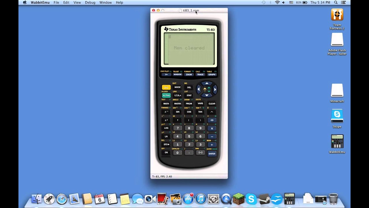 ti 84 calculator app for mac